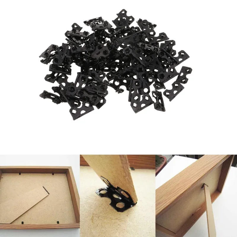 Bamboo Photo Frame - 100 adet DIY Çerçeveleme Malzemeleri, Katlanabilir