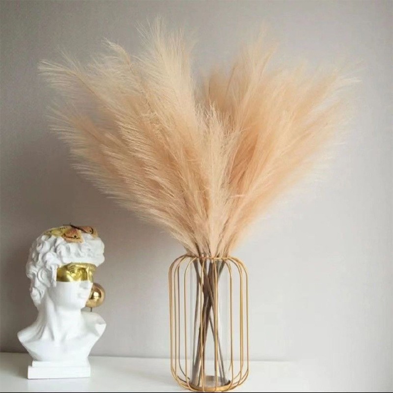Pampas Grass Decor - 10 adet yapay görkemli çim ponpon