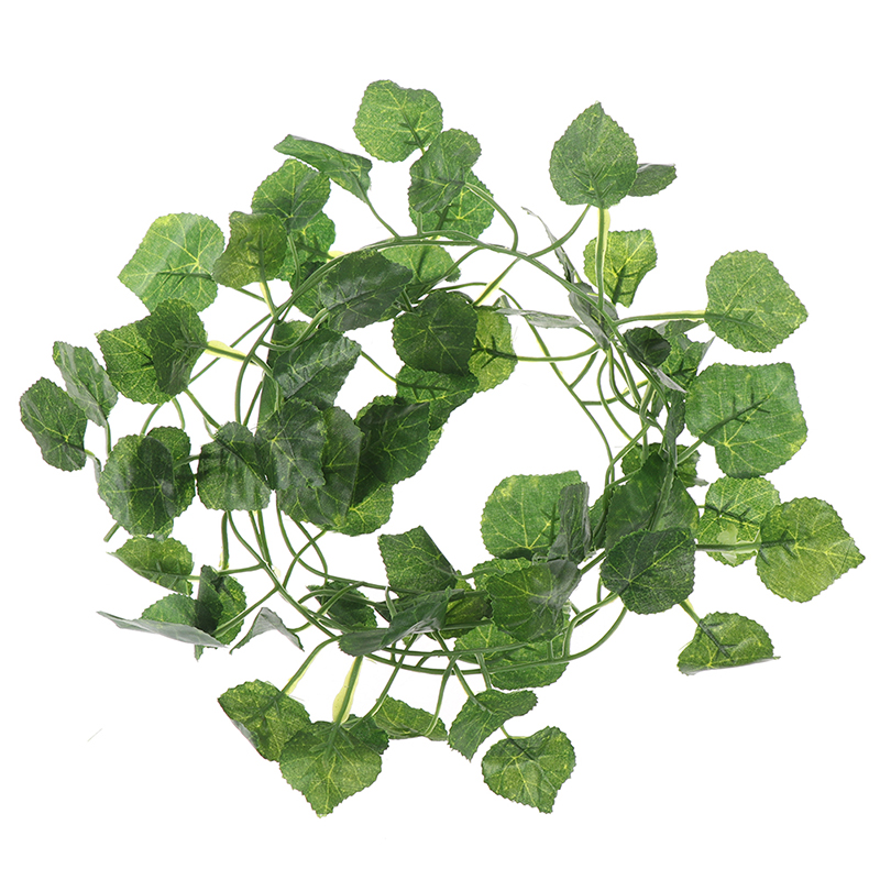 Rattan Plant Basket - 2.0m Yapay Asma Yeşil Bitki Yaprakları