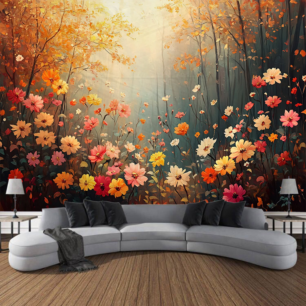 Çok Boyutlu Stiller Çiçek Yağl - Home Decor Indonesia incelemesi ve fiyatı