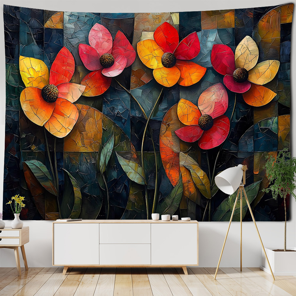 Çok Boyutlu Stiller Çiçek Yağl - Home Decor Indonesia incelemesi ve fiyatı