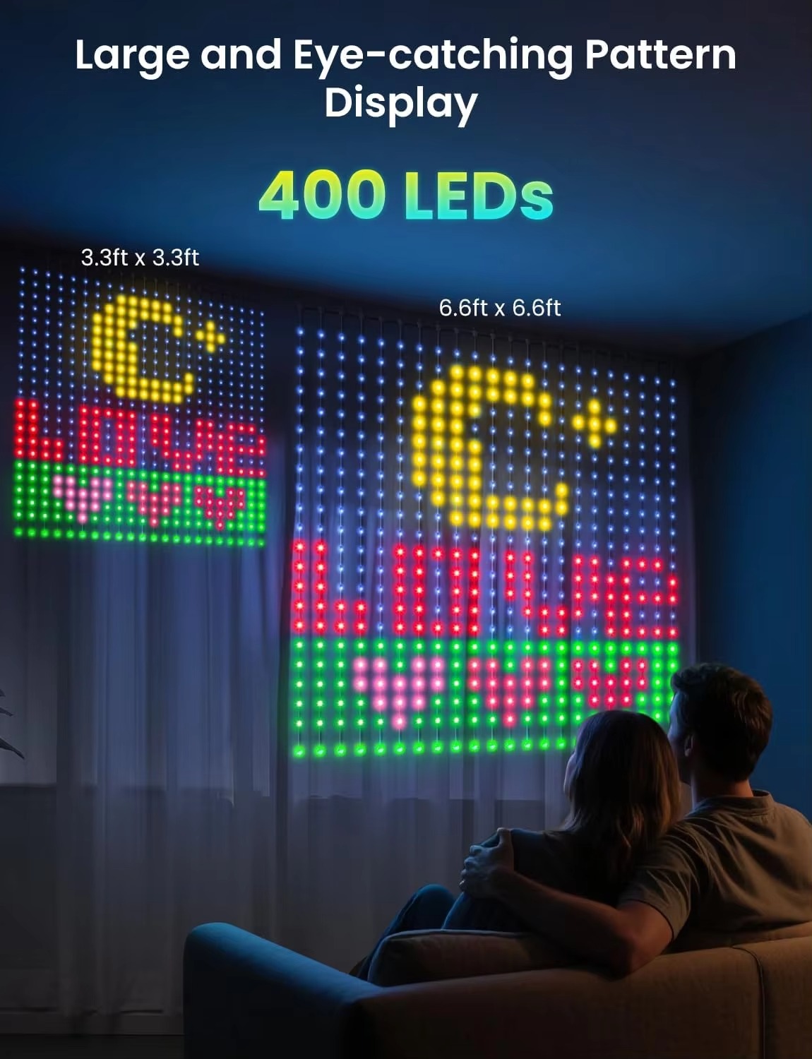 USB Perde Işığı, 400 LED, Dina - Home Decor Free App incelemesi ve fiyatı