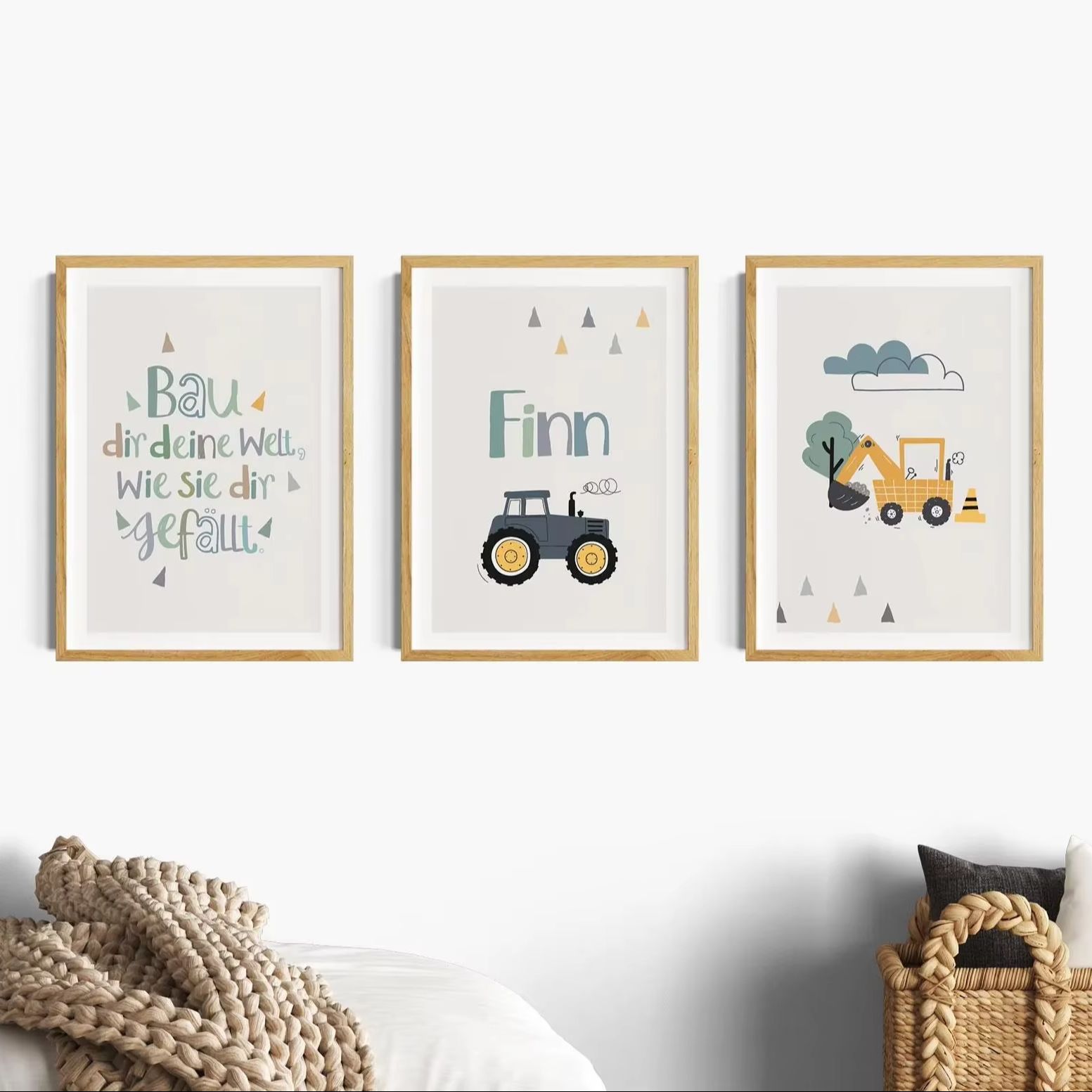 3 adet/takım karikatür ekskava - Home Decor Theme incelemesi ve fiyatı