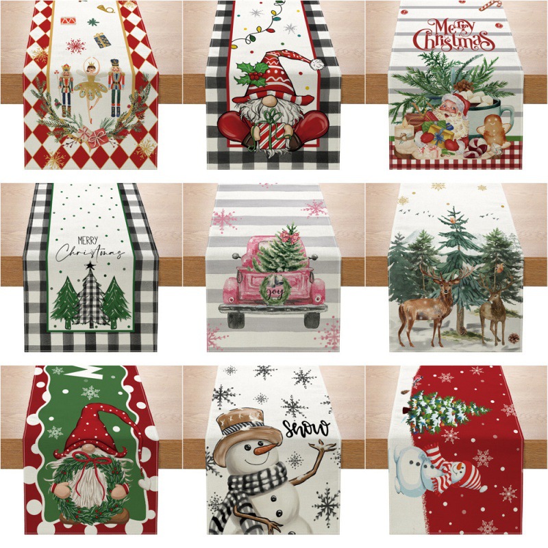 Noel masa koşucu yeni Xmas dek - Linen Table Runner incelemesi ve fiyatı