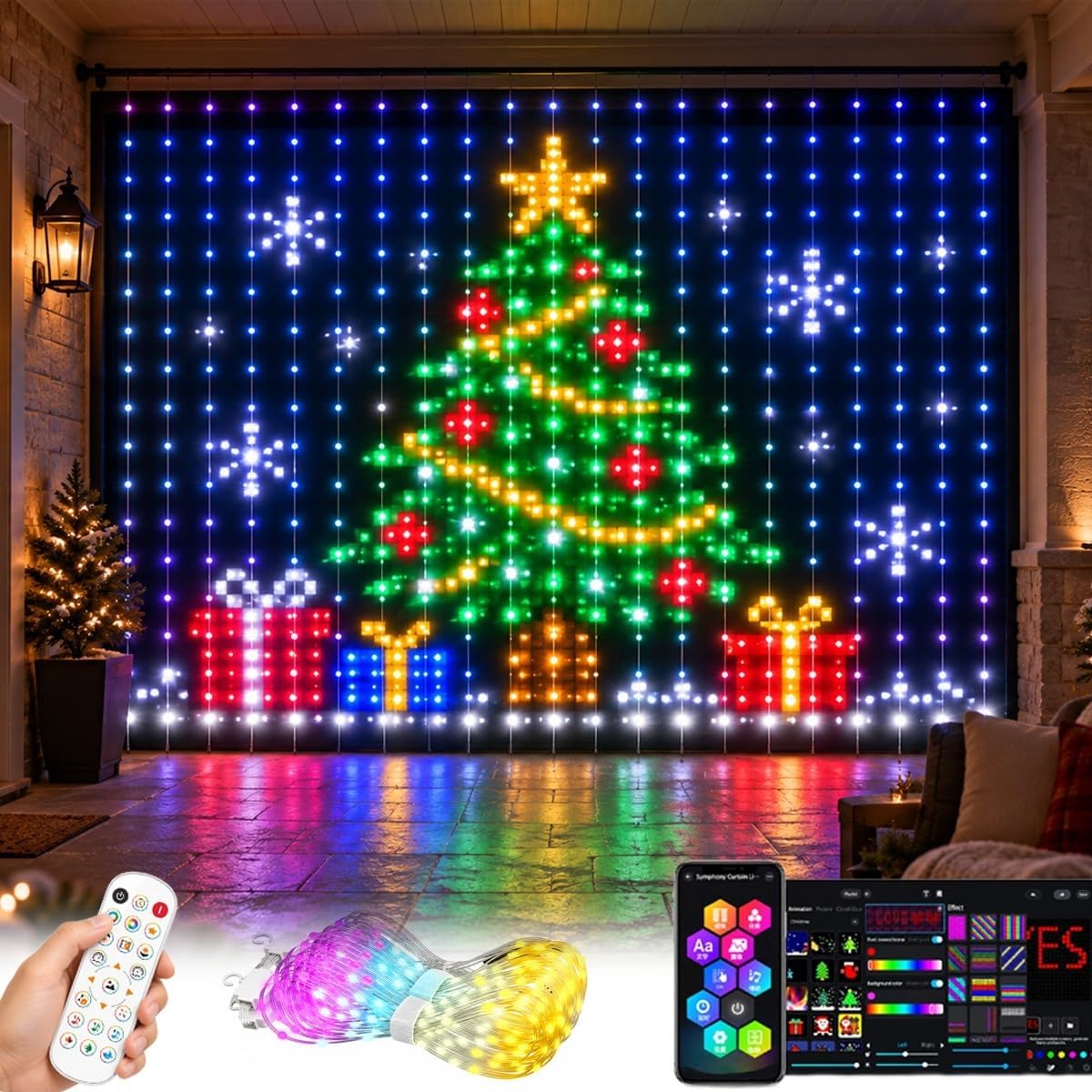 RGB Noel Perde Işıkları, Kendi - Home Decor Free App incelemesi ve fiyatı