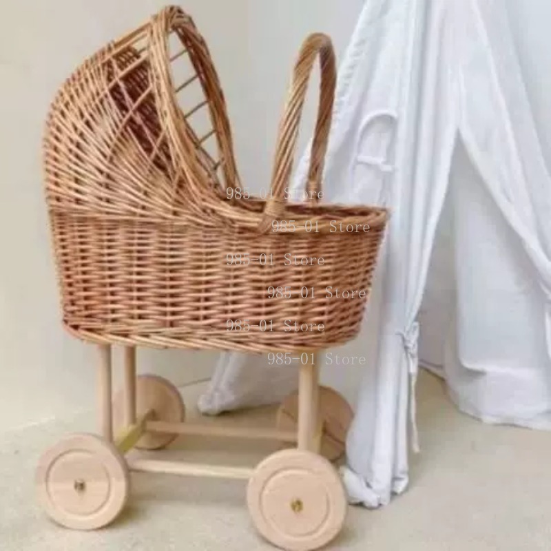 El yapımı hasır beşik arabası, - Rattan Plant Basket incelemesi ve fiyatı